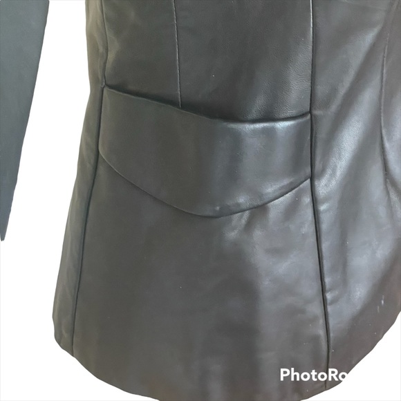 🌸Theory Lamb leather blazer - Picture 5 of 6